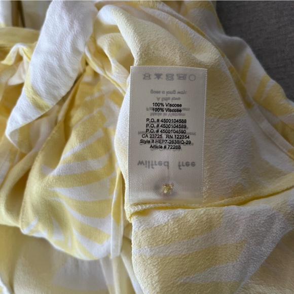 ARITZIA | Wilfred Free The Tie-Front Blouse in Yellow/White XS - Picture 12 of 12